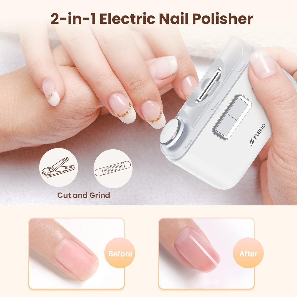 Bubbacare electric nail clipper LED light on for precise night trimming