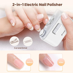 Bubbacare electric nail clipper LED light on for precise night trimming
