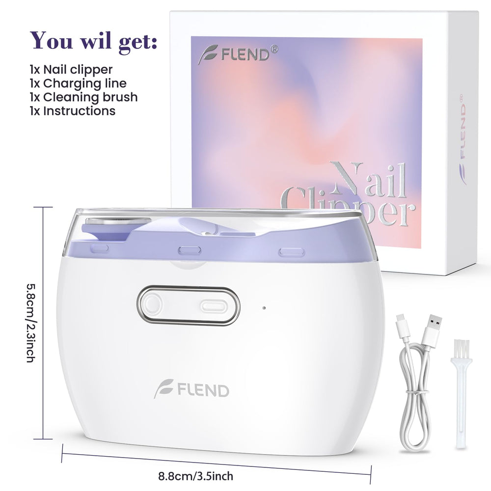 Bubbacare nail trimming kit includes brush and instruction for easy setup.