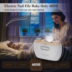 Bubbacare two-in-one nail clipper grinder demonstrates convenient all-in-one grooming for kids and adults.