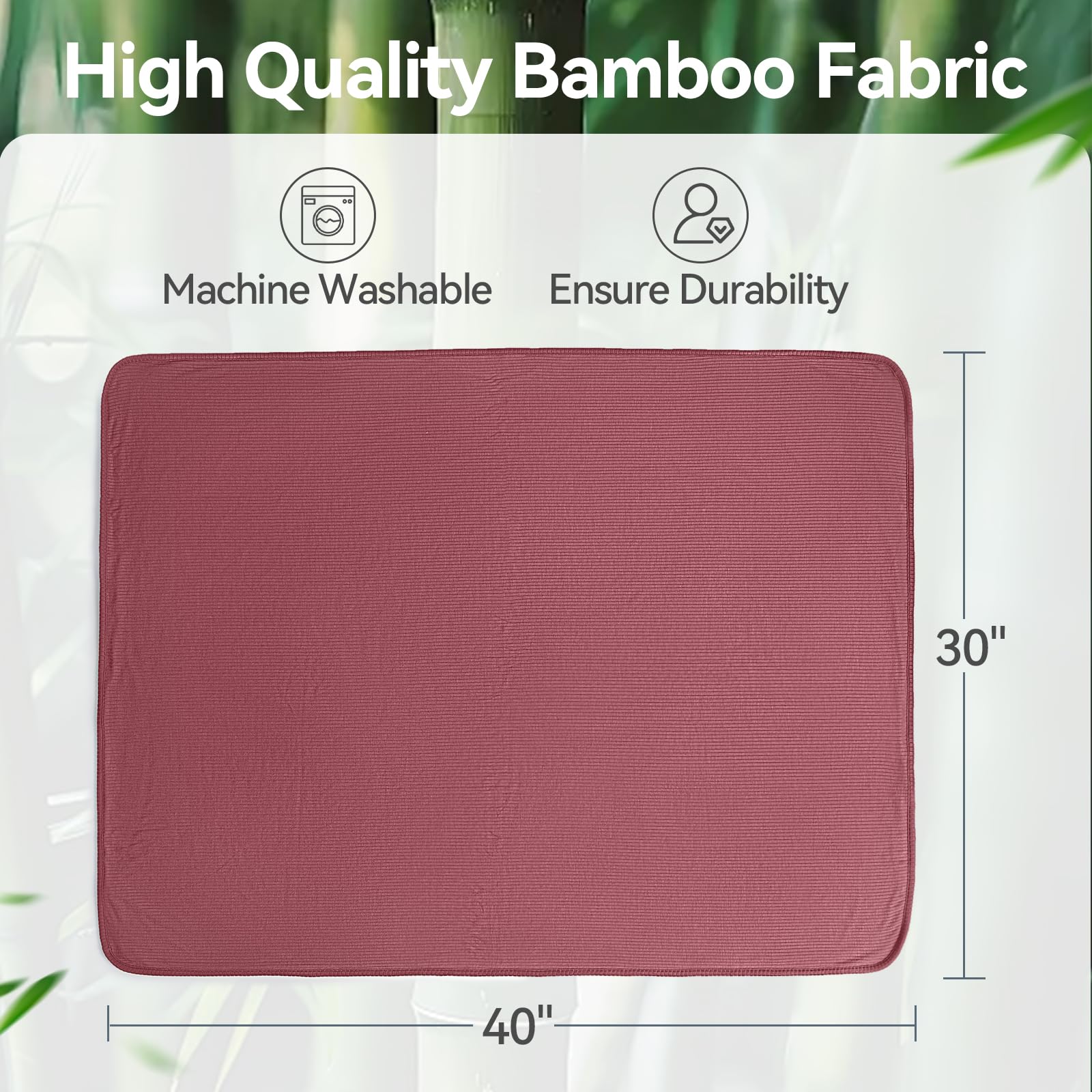 BubblePanda bamboo blanket in stroller use for travel warmth