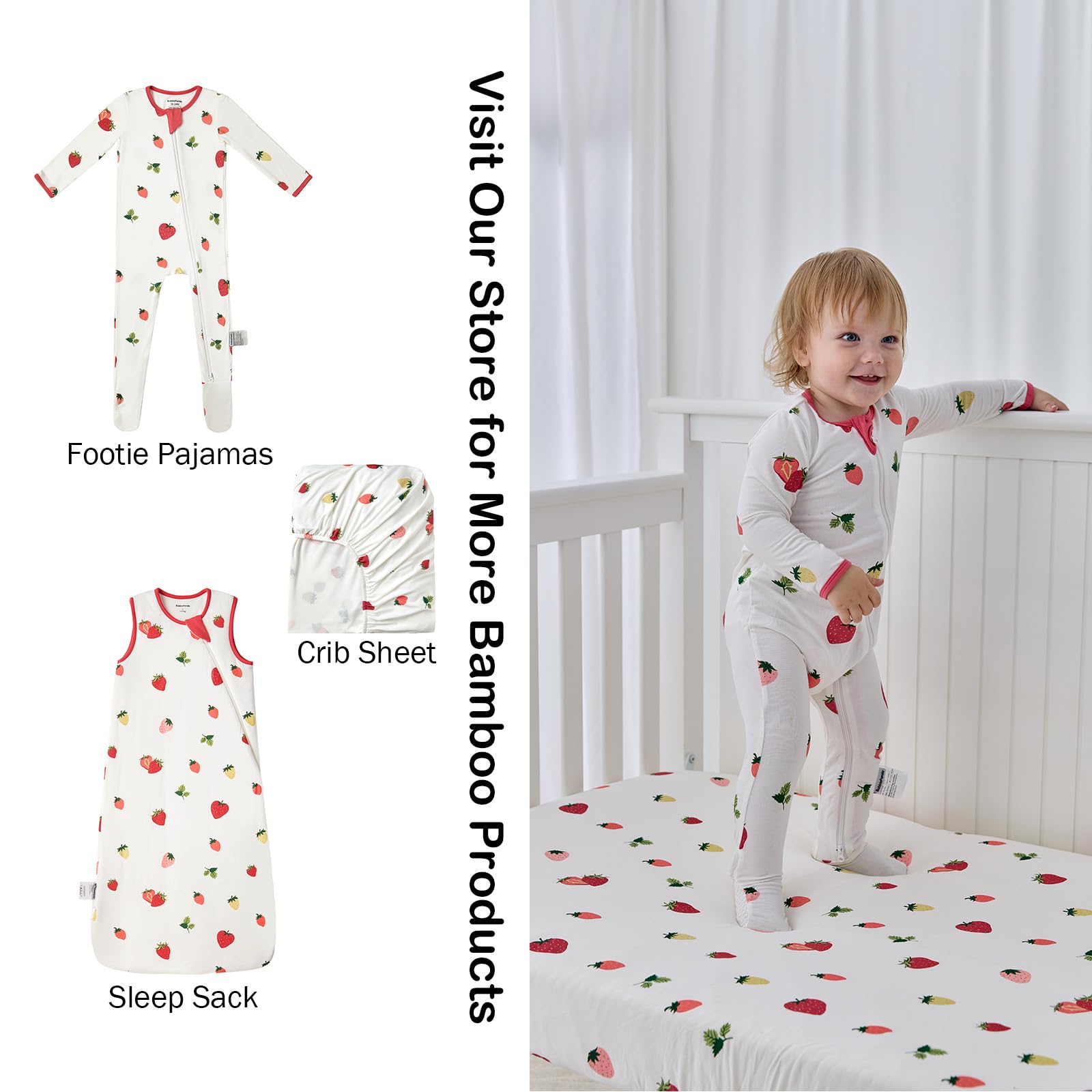 BubblePanda bamboo crib sheet features durable reinforced stitching for longevity