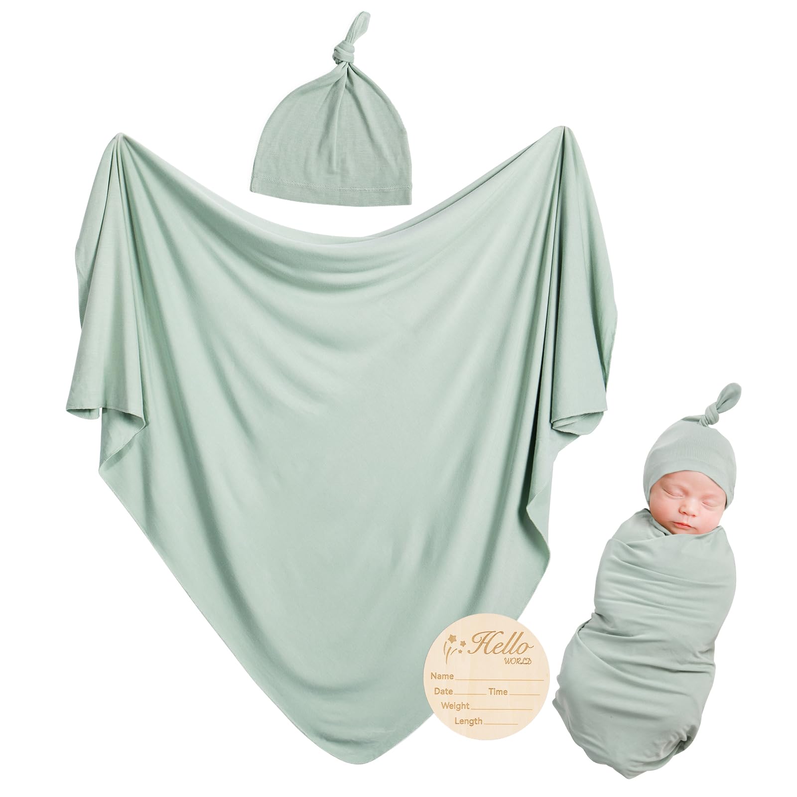 BubblePanda bamboo swaddle blanket offers ultra-soft newborn comfort