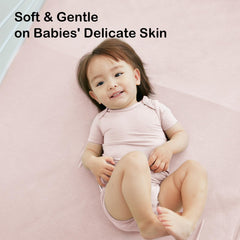 BubblePanda bamboo-rayon closeup emphasizes soft fabric and breathable comfort for baby skin
