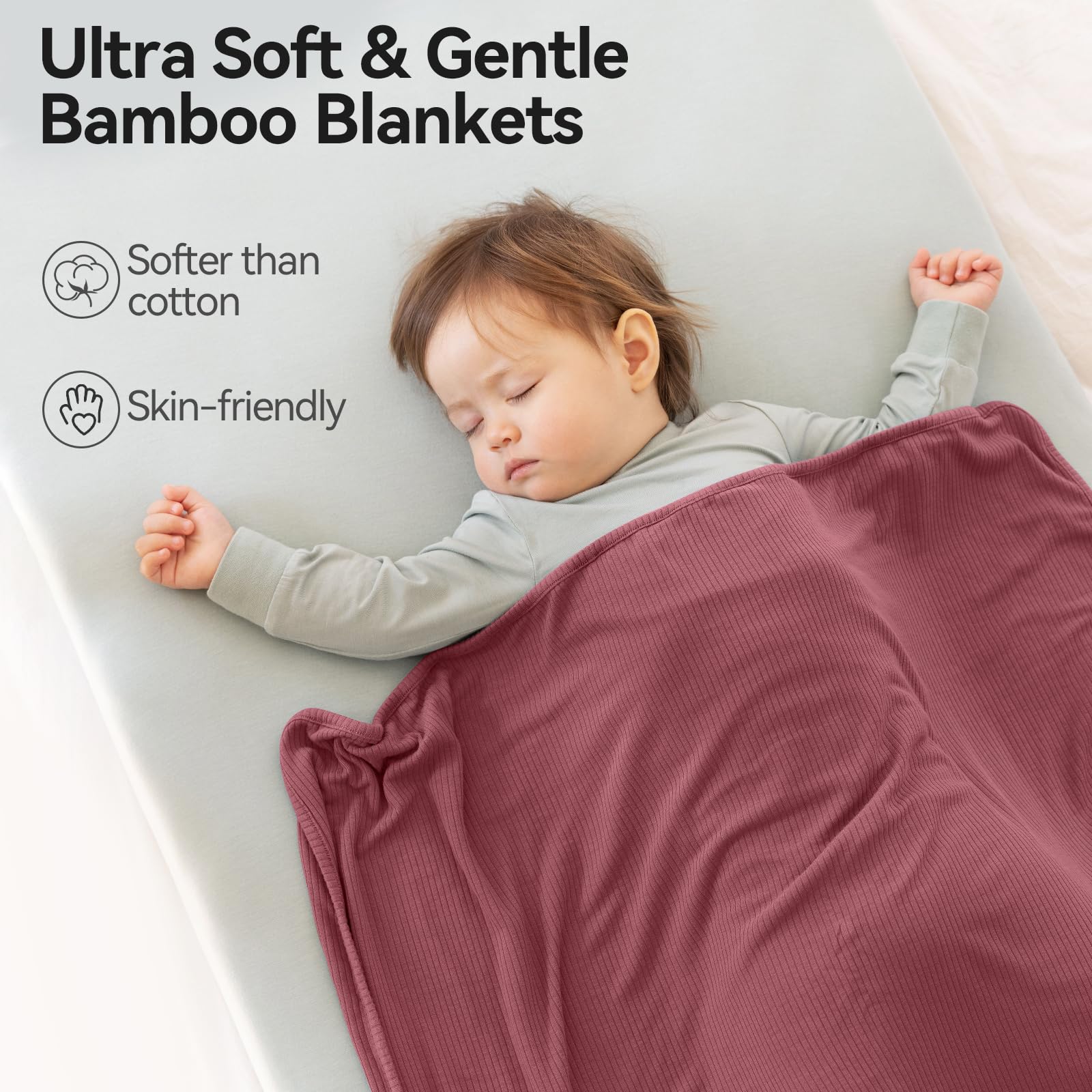 BubblePanda double-layer blanket draped to illustrate warmth and durability