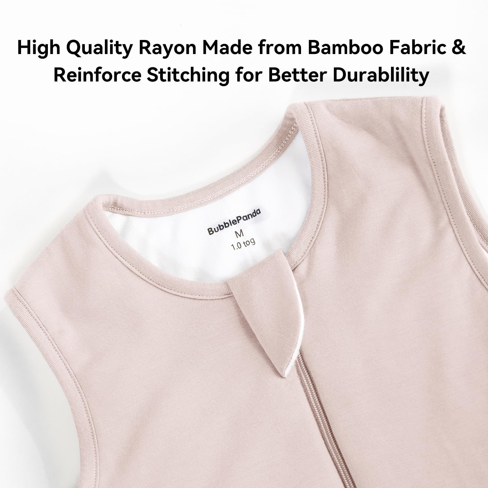 BubblePanda durable stitching ensures long wear for growing toddlers.