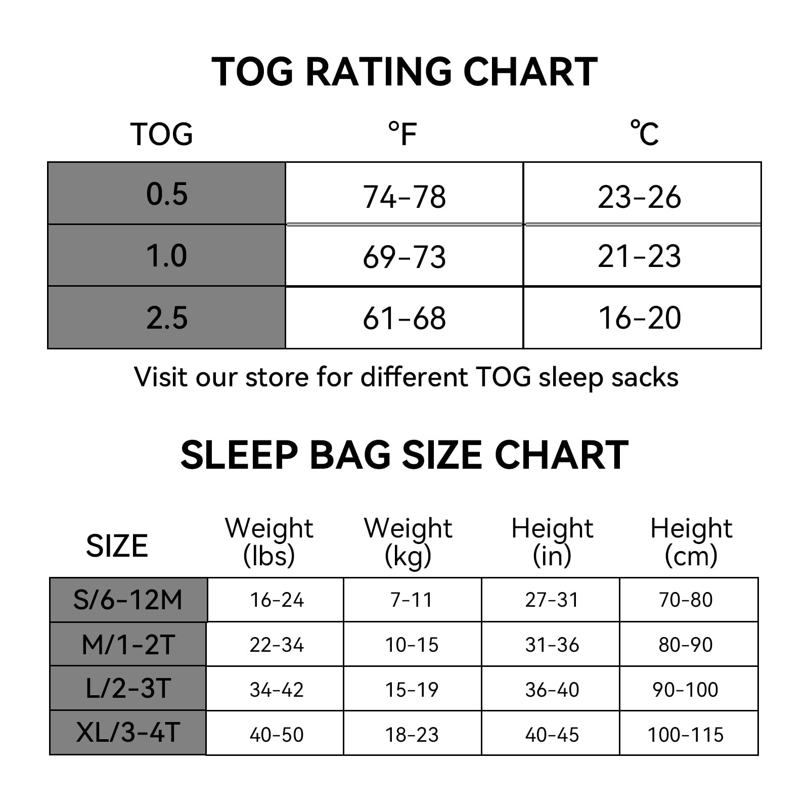 BubblePanda long-length sleep sack accommodates growth and extended use.