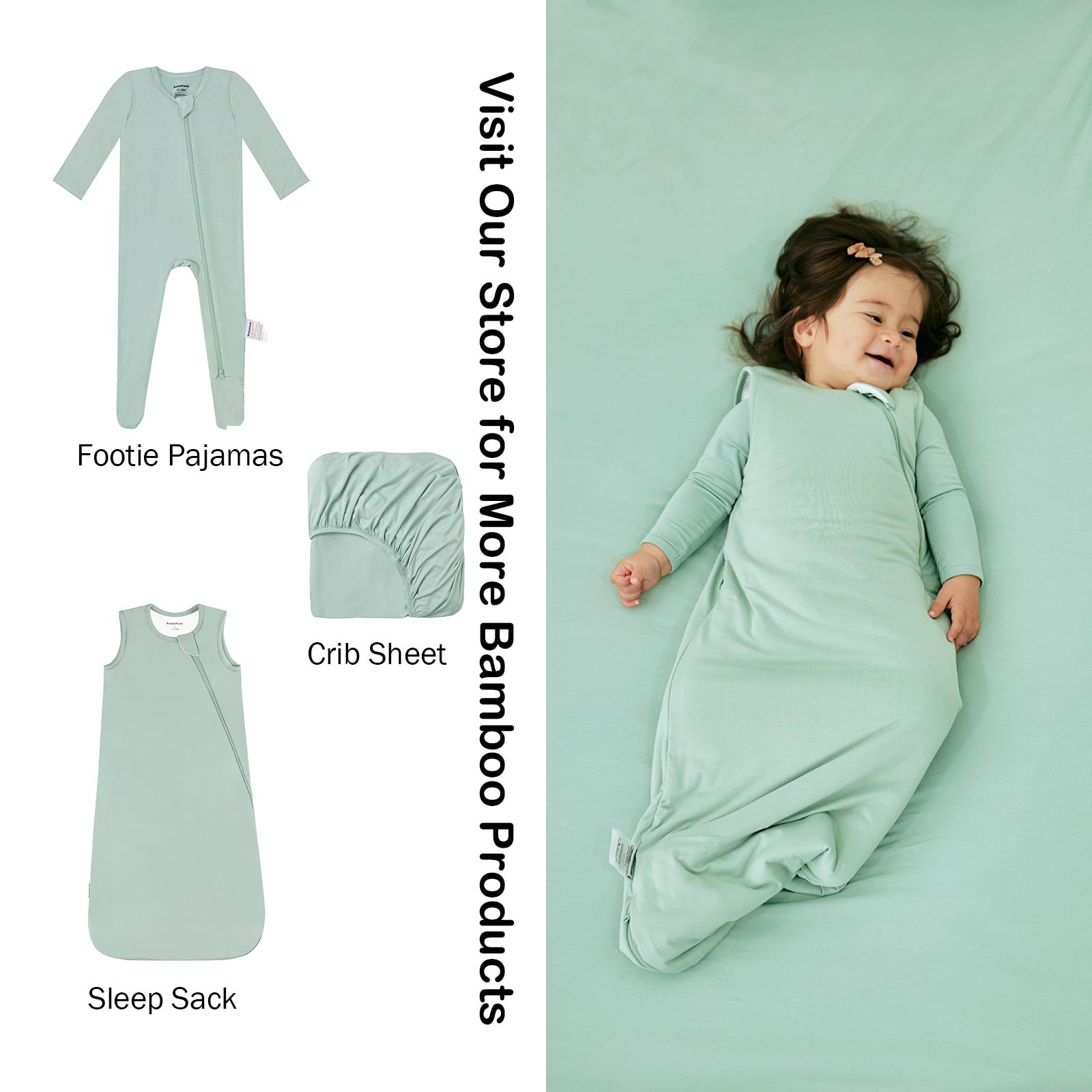 BubblePanda machine-washable durable crib sheet ready for easy nursery care.