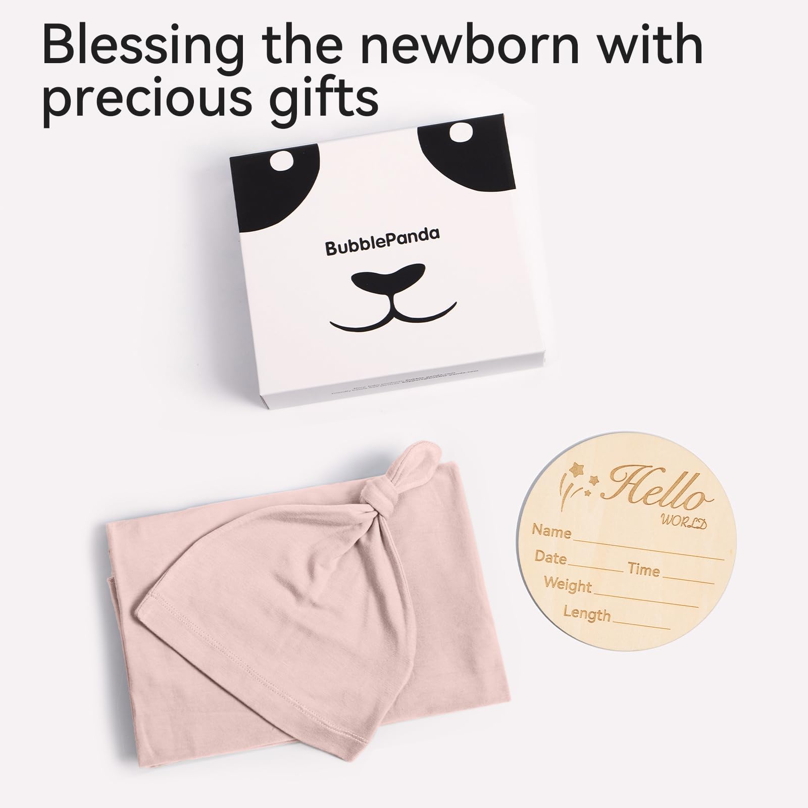 BubblePanda unisex neutral design ideal as a thoughtful newborn gift