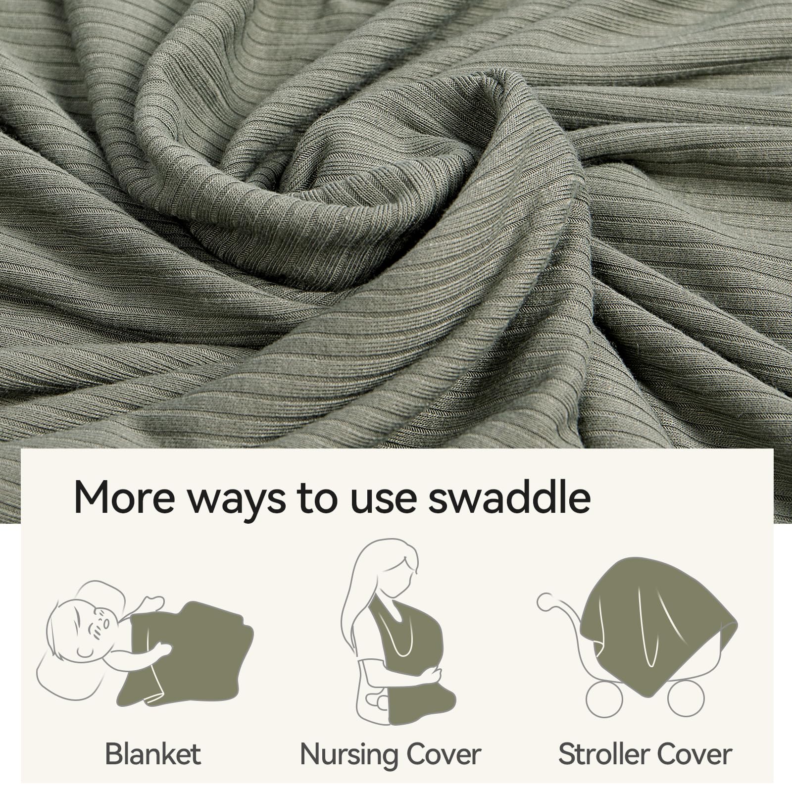 BubblePanda nursing cover in-use demonstrates discreet feeding versatility