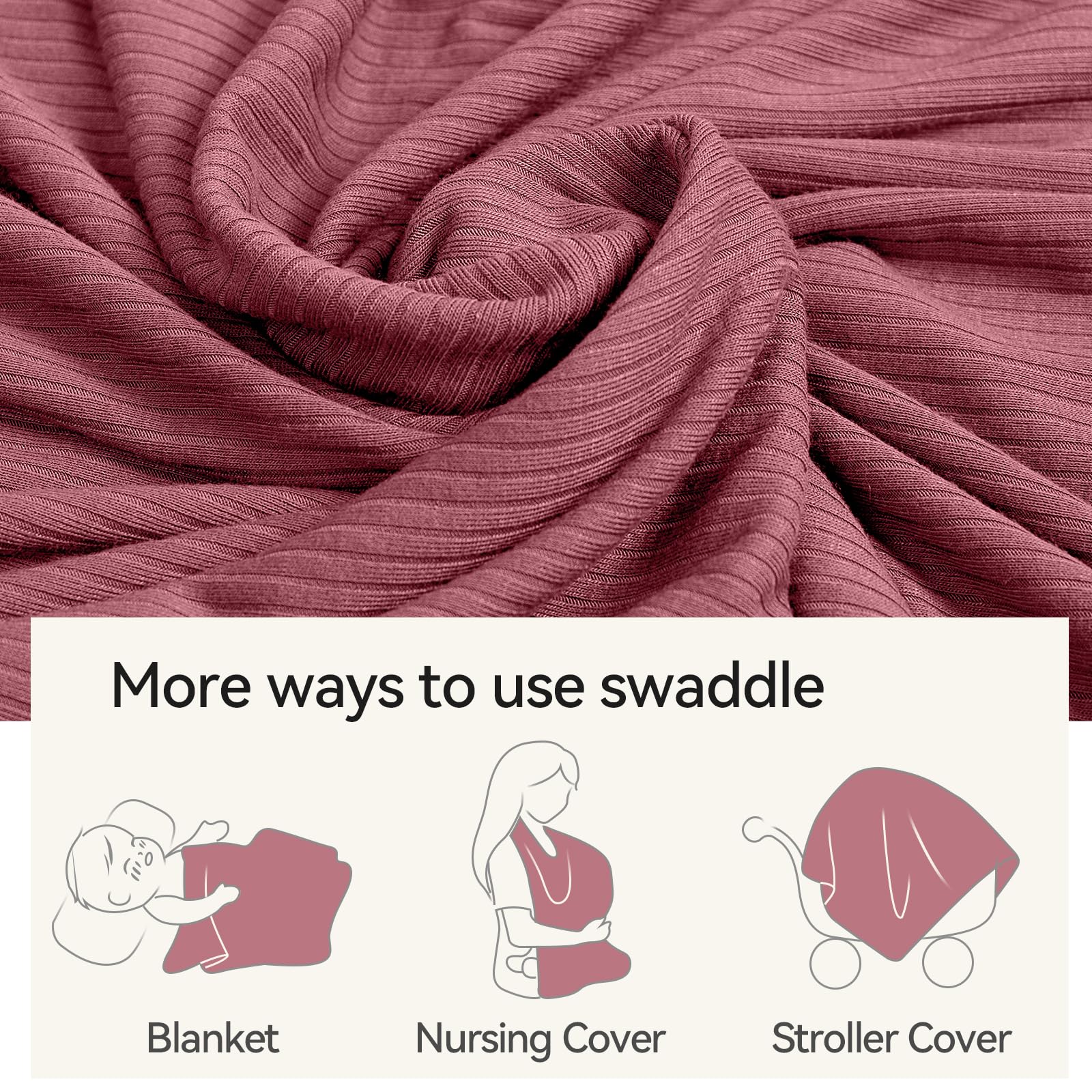 BubblePanda nursing cover in action provides breathable privacy