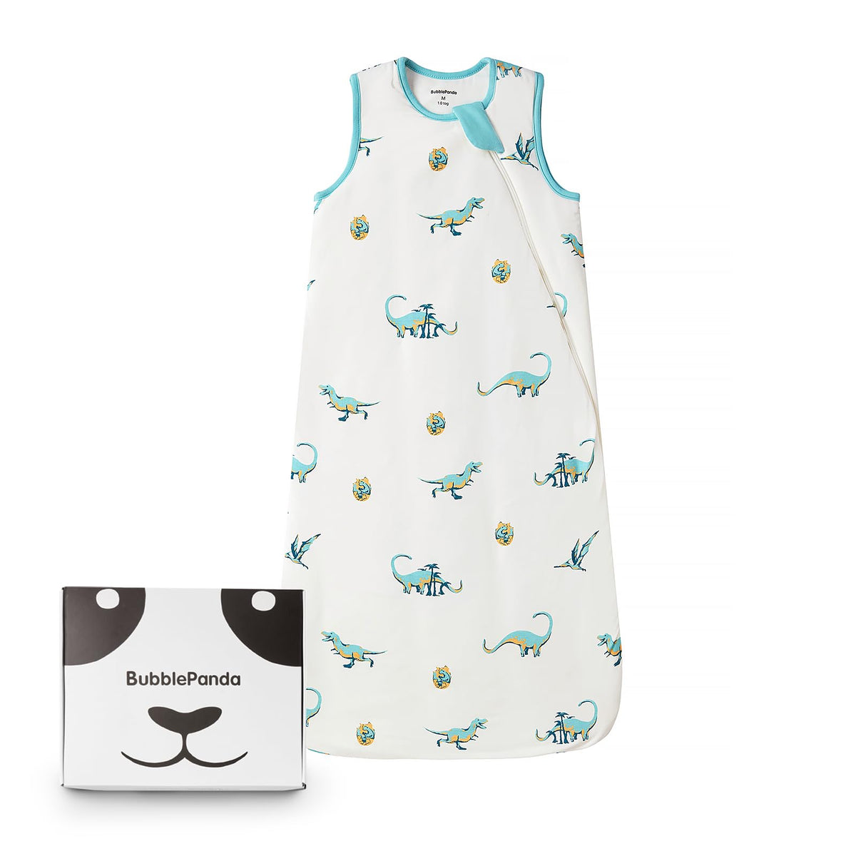 BubblePanda sleep sack rayon from bamboo fabric close-up highlights buttery softness.