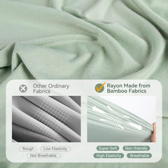 BubblePanda rayon bamboo fabric close-up shows breathable softness