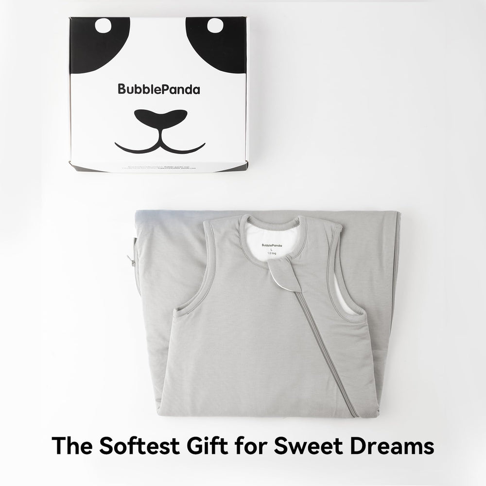 BubblePanda sleep sack 2.5 tog provides cozy warmth for winter.