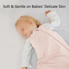 BubblePanda sleep sack with 2-way zipper for easy midnight diaper changes