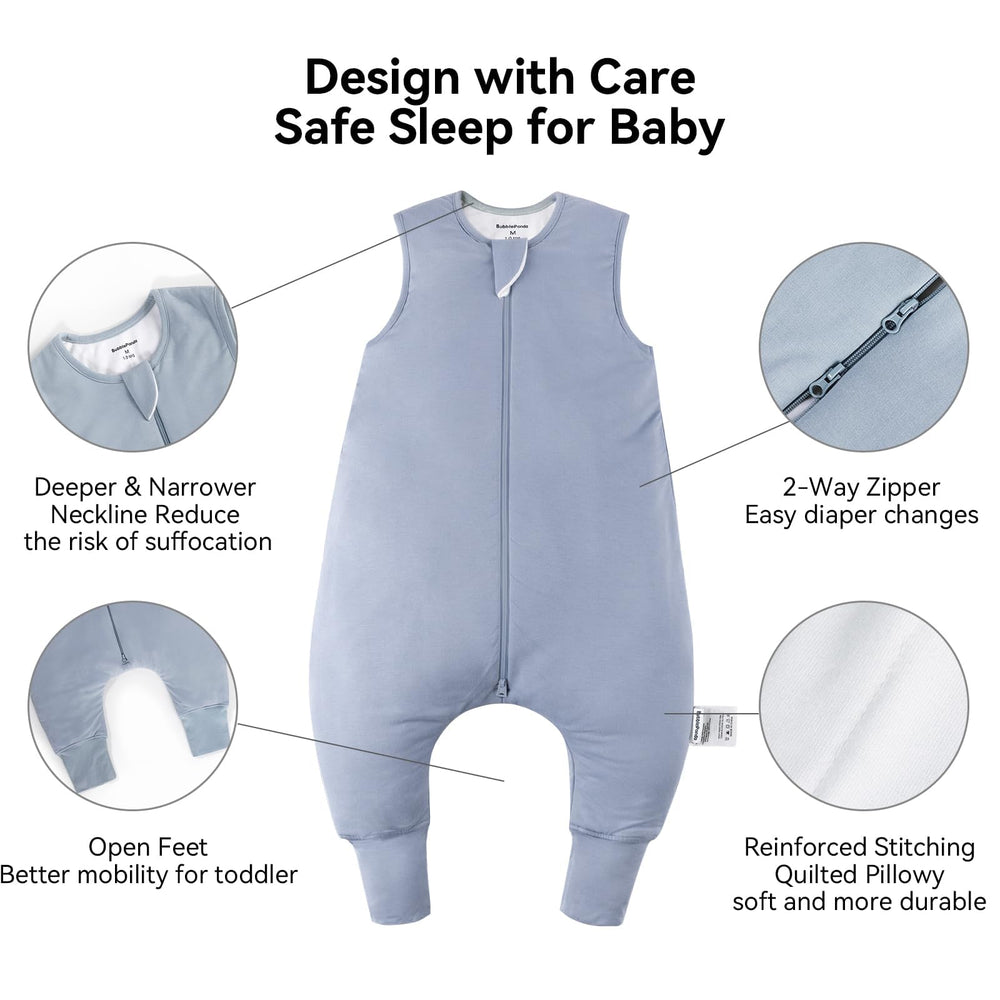 BubblePanda bamboo rayon soft fabric feels gentle and breathable.