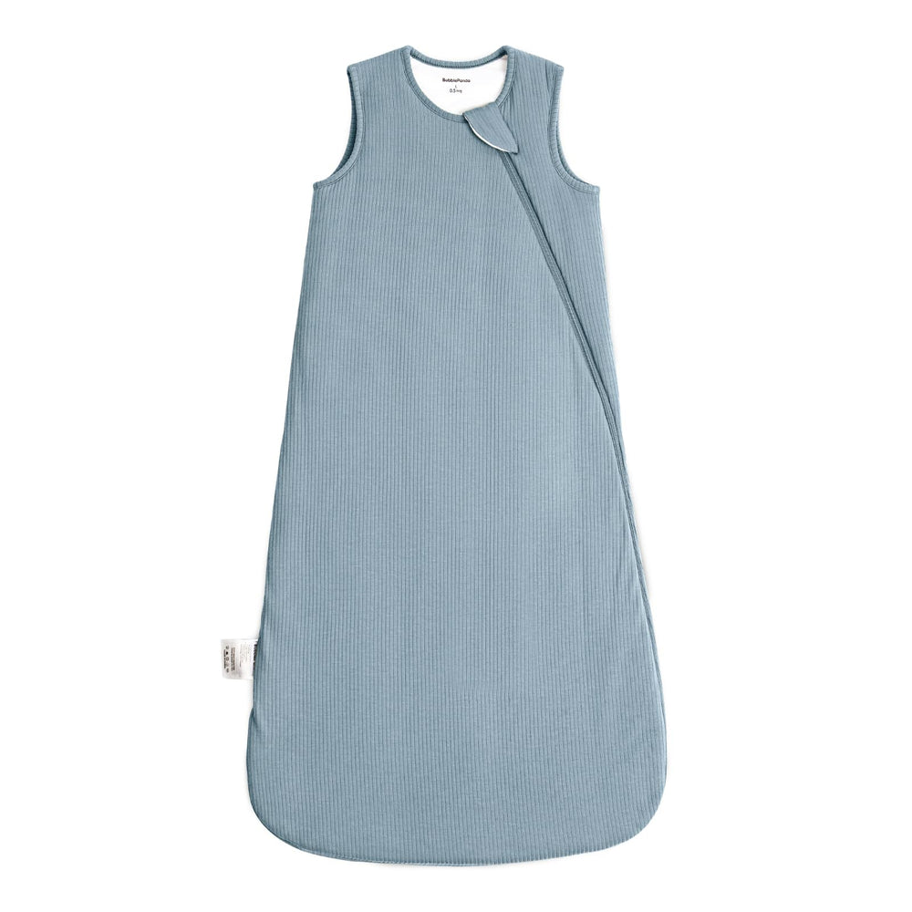 BubblePanda sleep sack front view showing breathable bamboo fabric for comfortable all-night wear.
