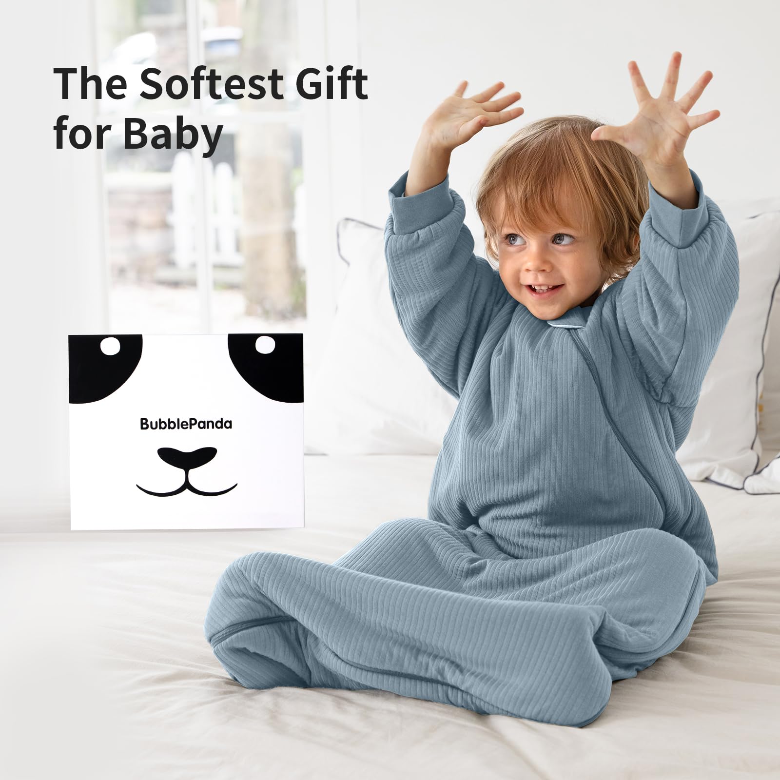 BubblePanda sleep sack machine washable for busy parents.