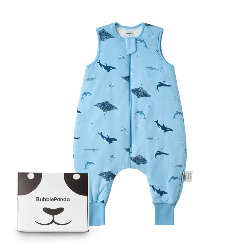 Okayinn BubblePanda sleep sack neck closure for secure, cozy bedtime.