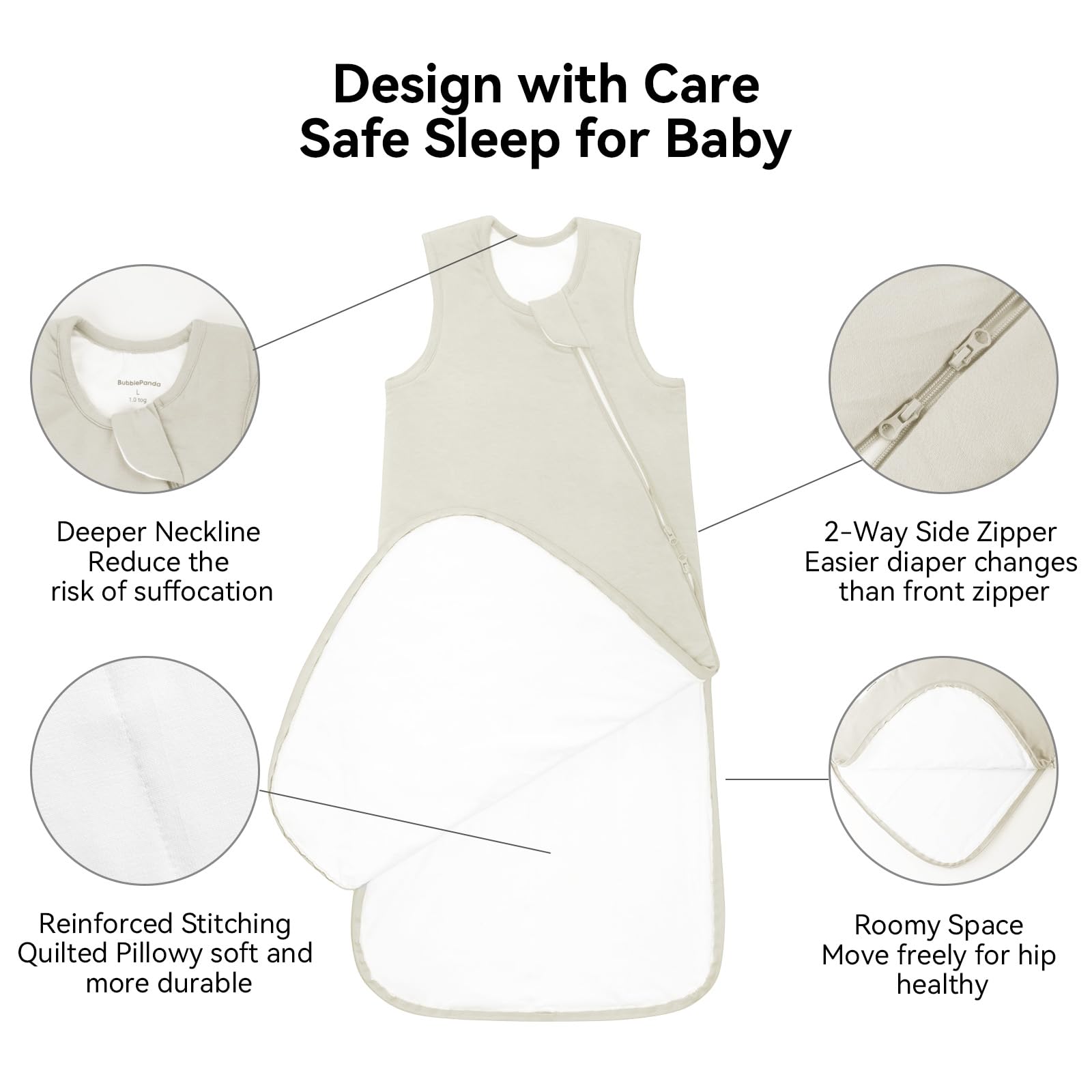 BubblePanda rayon-bamboo-softness appears smoother than cotton for sensitive skin