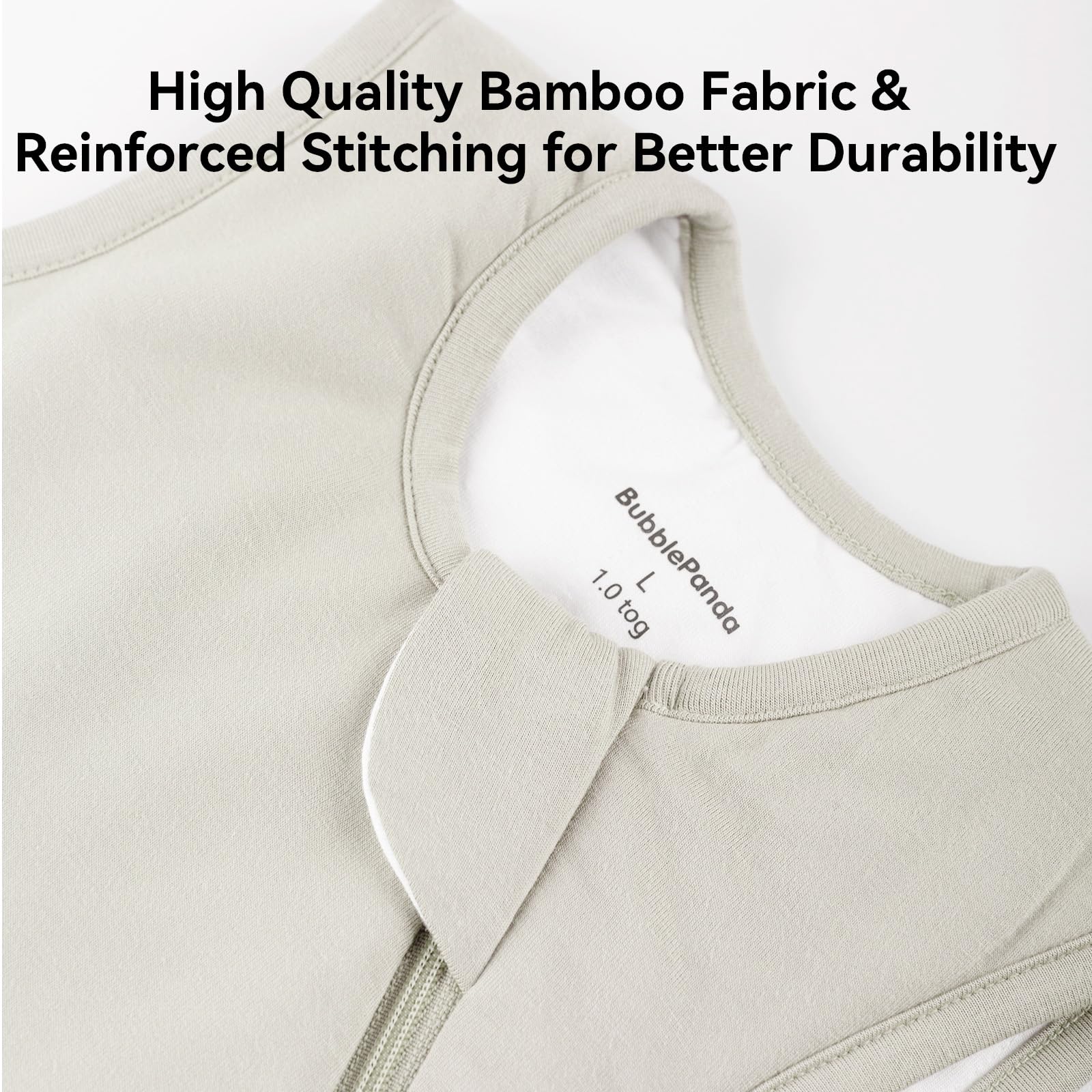 BubblePanda roomy-leg-area design supports frog-leg sleeping