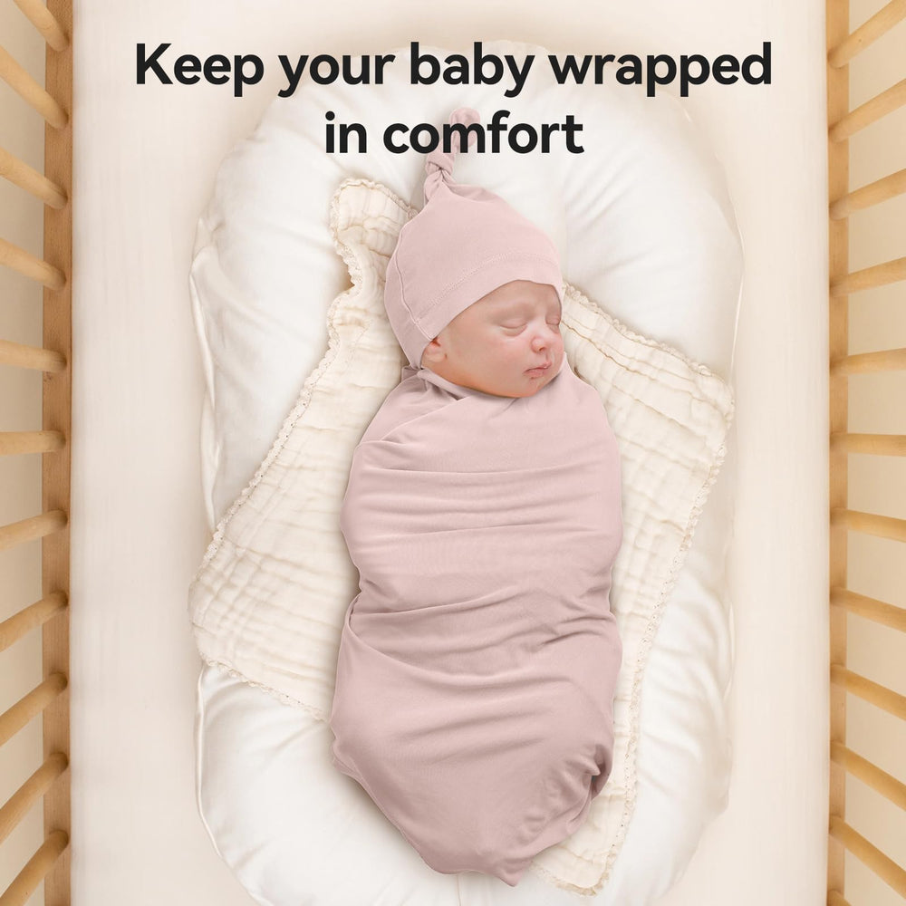 BubblePanda machine-washable swaddle with durable stitching after repeated washes