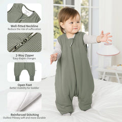 BubblePanda two-way zipper detail enables easy midnight diaper changes