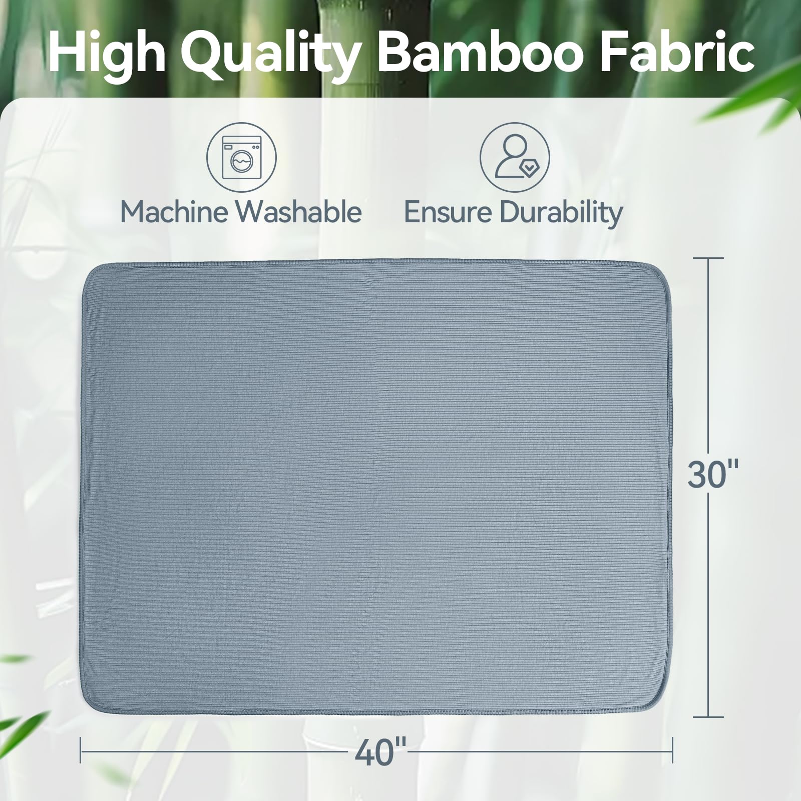 BubblePanda Ultra-Soft Bamboo Blanket nap time use for cozy, quiet rest.