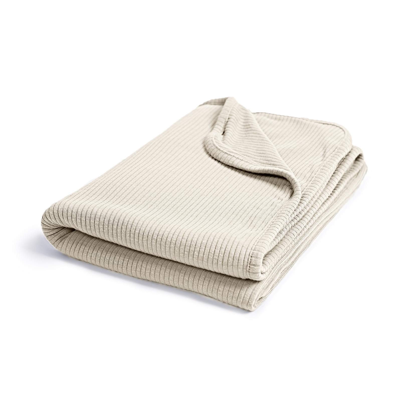 BubblePanda ultra-soft bamboo blanket closeup texture showing cloud-like softness for baby skin.