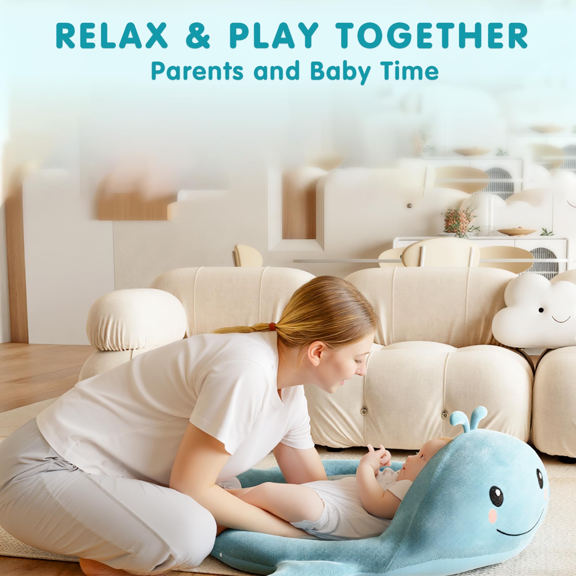 BubblinHome detachable toys plush animals offering varied textures and sounds