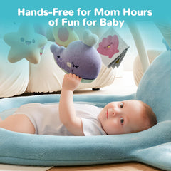 BubblinHome soft padding comfort provides cushioned play space for infants