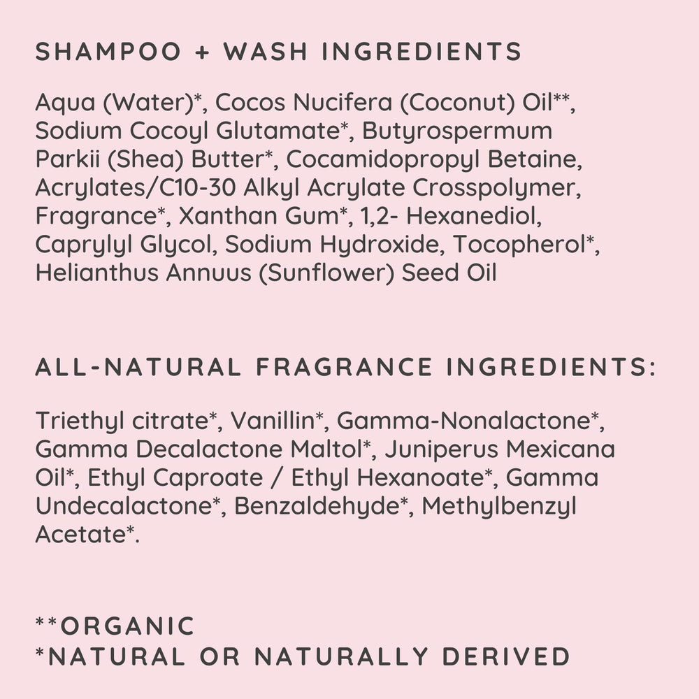 Bubbsi Light coconut vanilla scent bottle for soothing bath experience