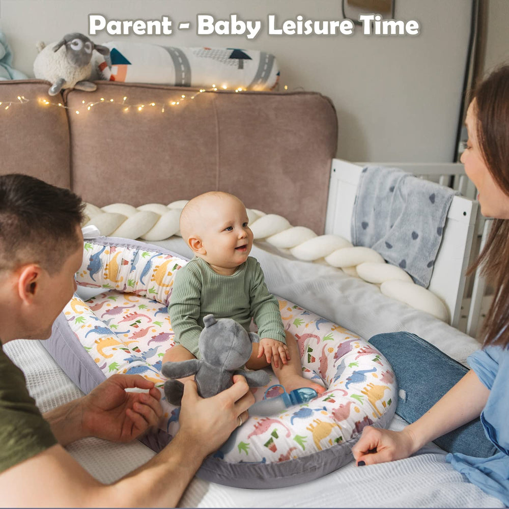 Bubbyhuts Baby Lounger changing-station-use supports quick, supervised diaper changes.