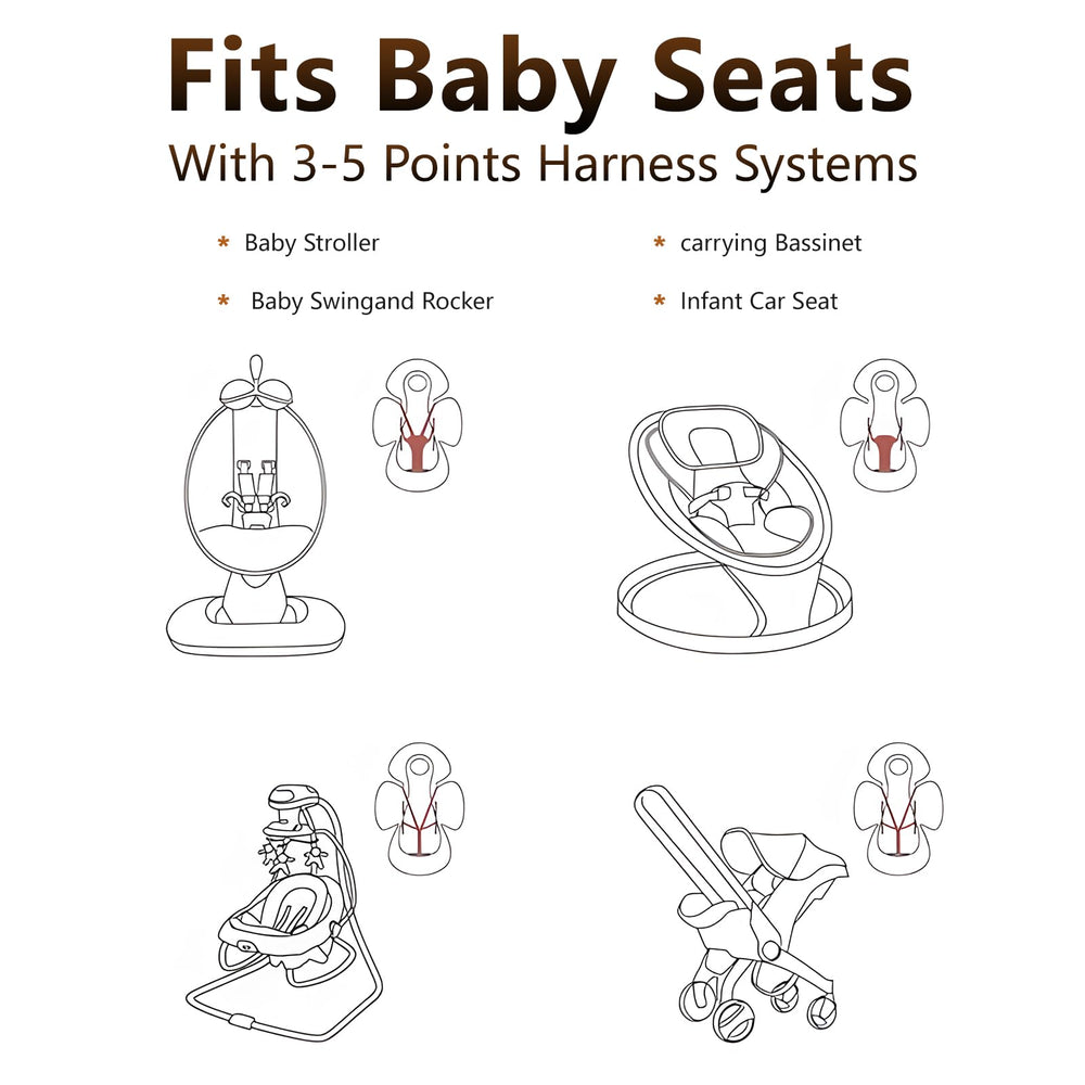 BUBBYNOOK Stars full-body-support cushions growing infants for comfort.