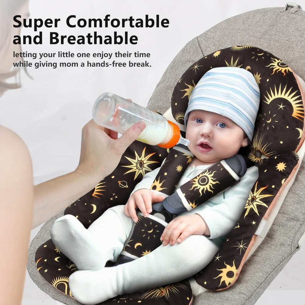 BUBBYNOOK Stars machine-washable-fabric stays soft and clean between washes.