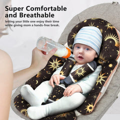 BUBBYNOOK Stars machine-washable-fabric stays soft and clean between washes.