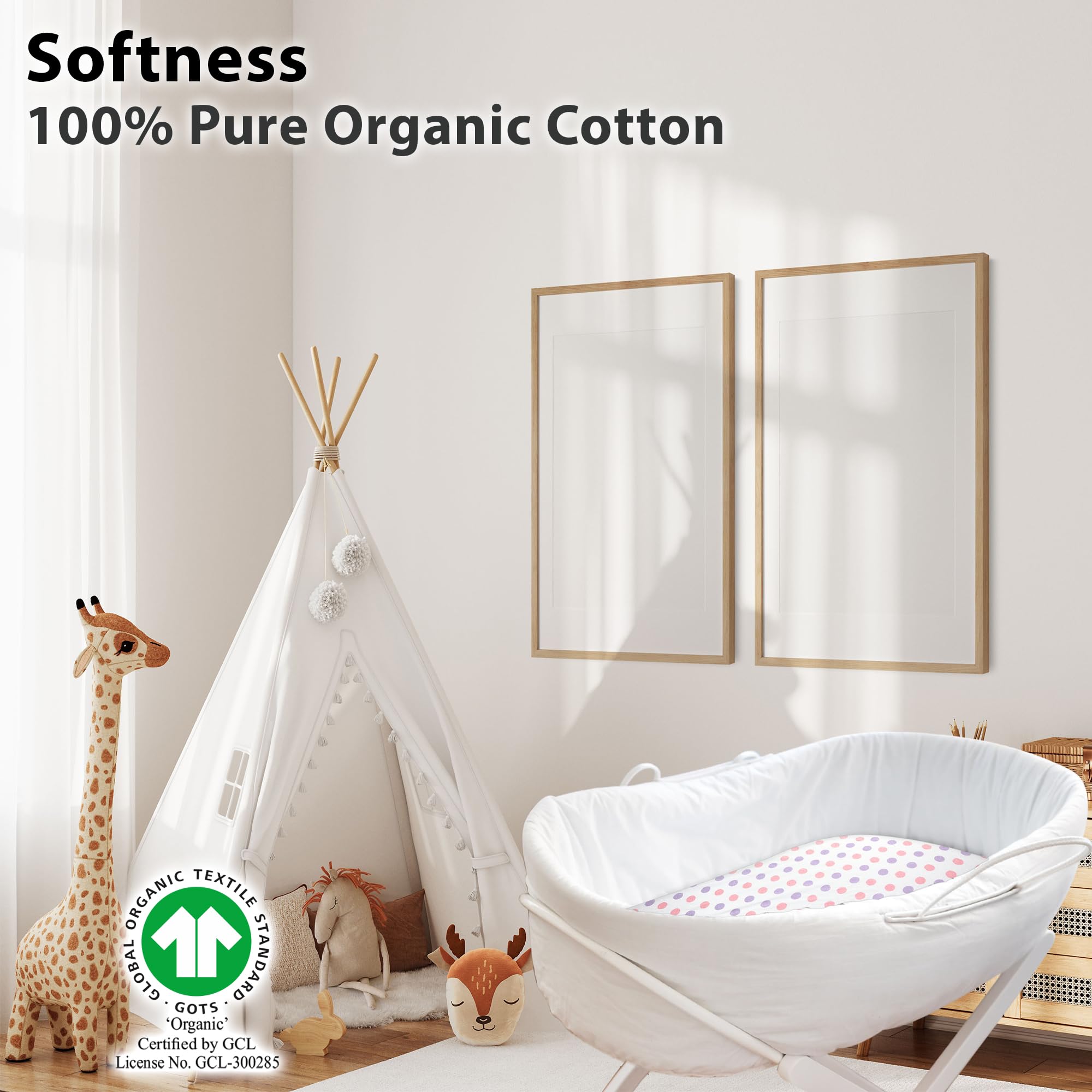 Bublo Baby 4-pack patterns provide versatile nursery décor options.