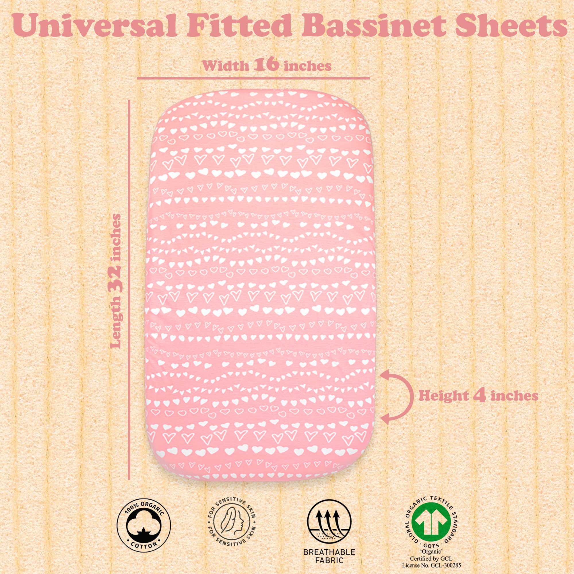 Bublo Baby sheets' 360° elastic edge ensures secure, quick fitting.
