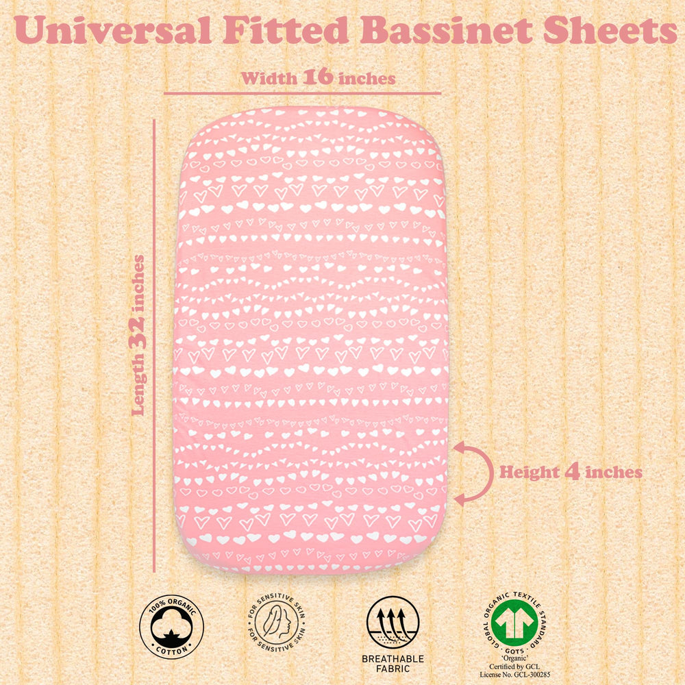 Bublo Baby sheets' 360° elastic edge ensures secure, quick fitting.