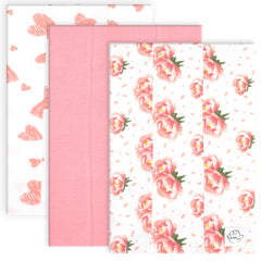 Bublo Baby 3-pack large absorbent burp cloths for quick cleanup.