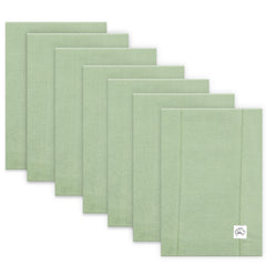 Bublo Baby burp cloths with 16x12 coverage to keep outfits dry during feeds.