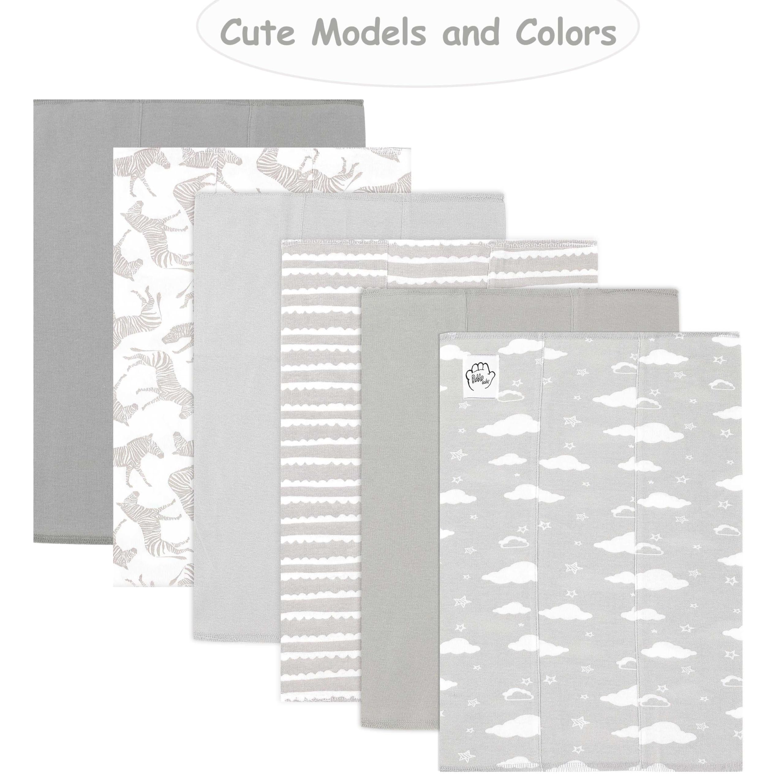 Bublo Baby gift-pack burp cloths ready-for-gifting in multi-pack packaging.