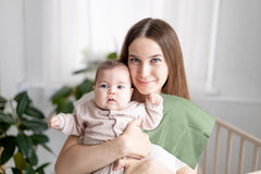Bublo Baby portable travel burp cloths fit diaper bags for on-the-go messes.