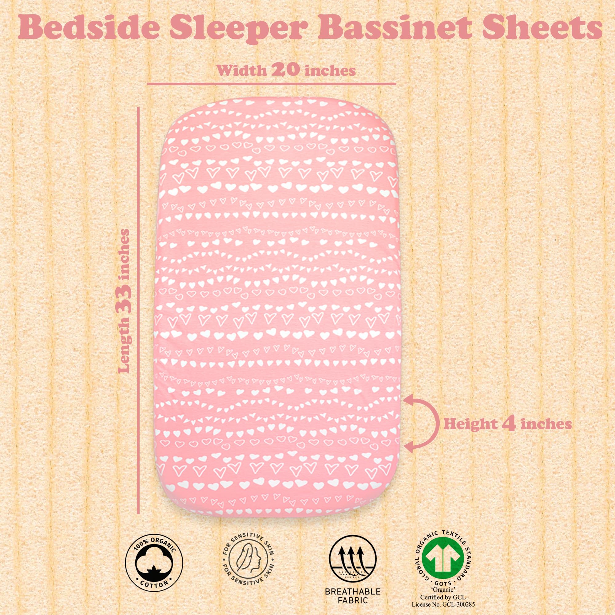 Bublo Baby elastic-edge sheet offers easy on-off with a secure fit.