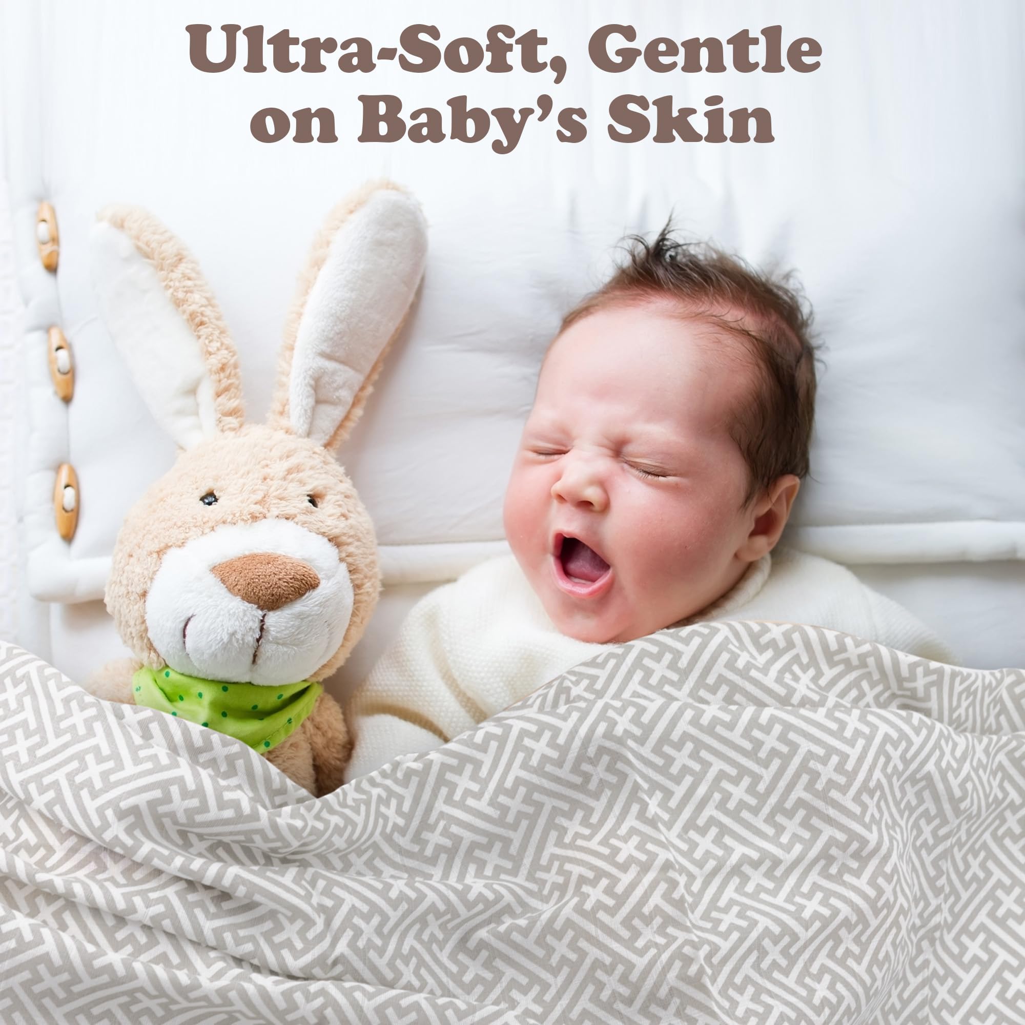 Bublo Baby gift-ready swaddle blankets ideal for baby showers or welcome-home gifts.