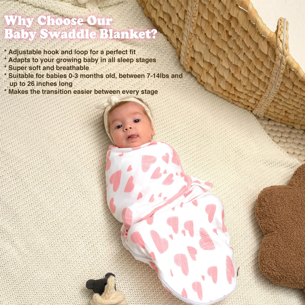 Bublo Baby Swaddle Gift Pack 3-pack for new parents