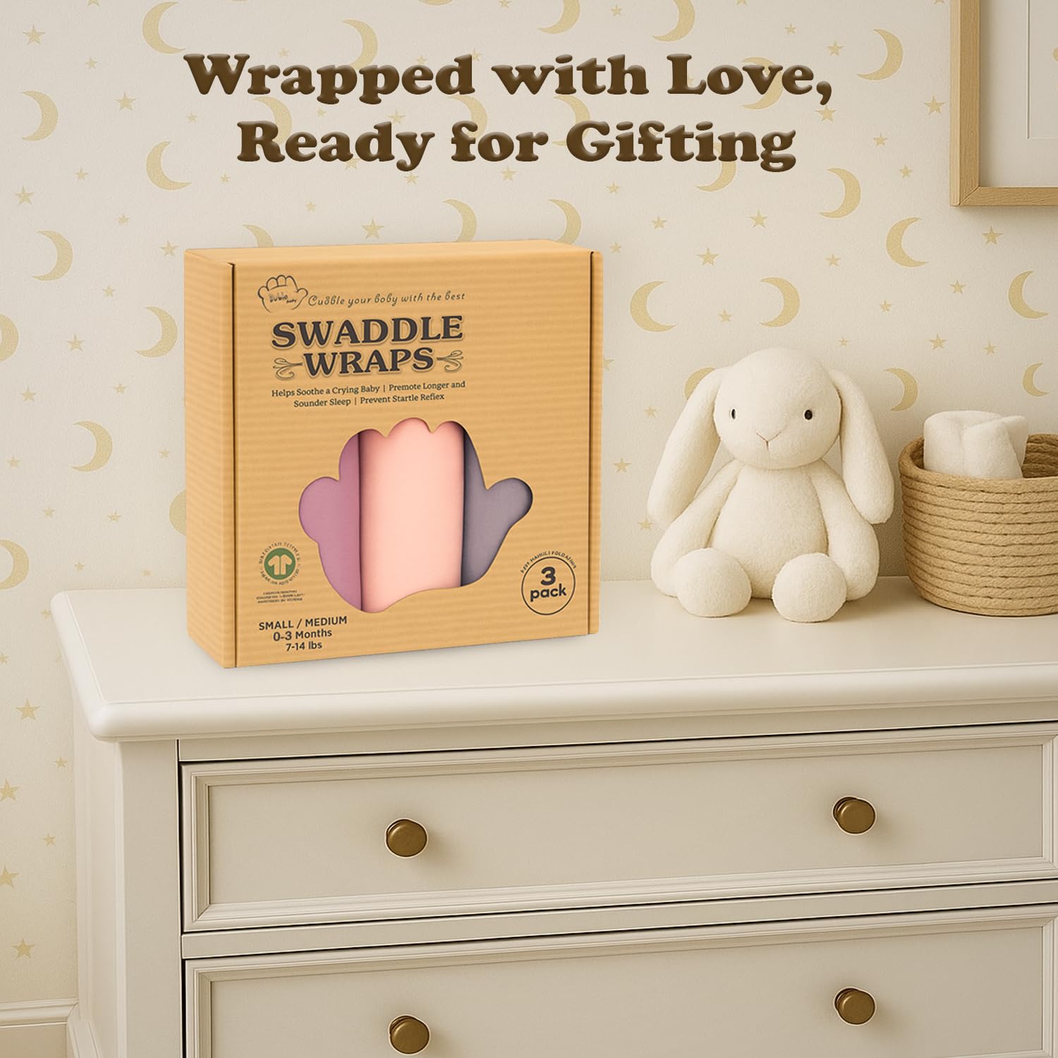 Bublo Baby swaddles hook-loop closure close-up demonstrates quick, secure fit for peaceful nights.