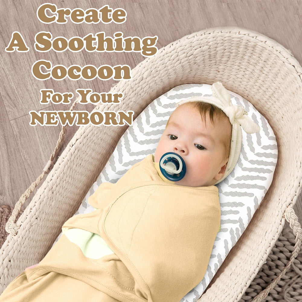Bublo Baby swaddles three sizes chart image shows growing with baby flexibility