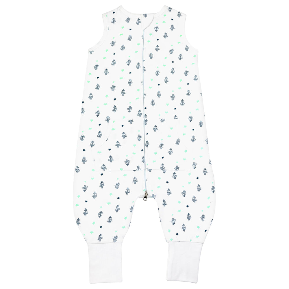 Bublo Baby toddler sleep sack with feet offers cozy bedtime wear.