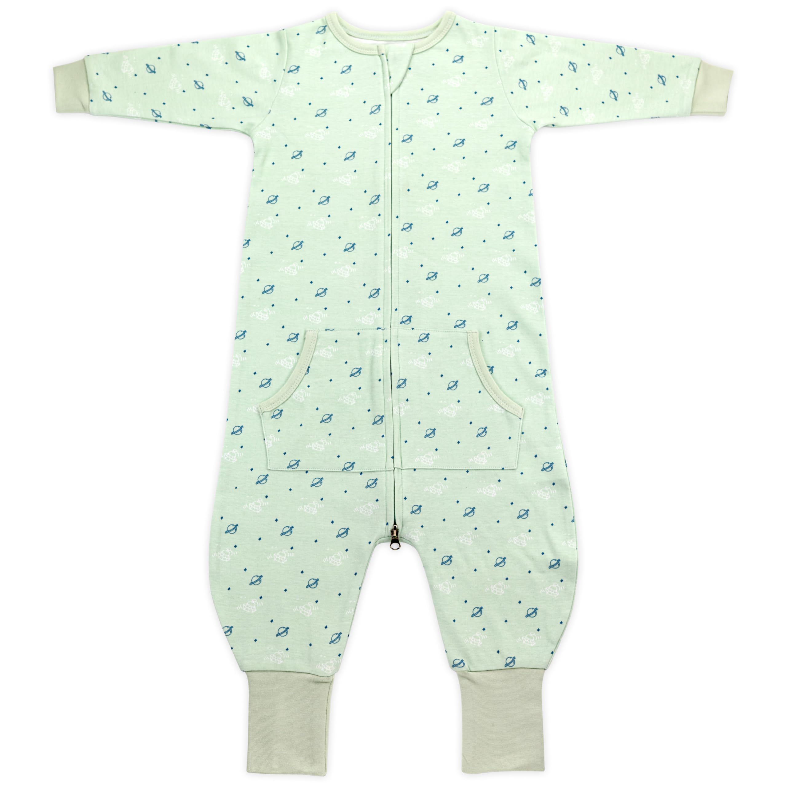 Bublo Baby toddler sleep sack with feet wearable blanket for cozy movement during sleep.